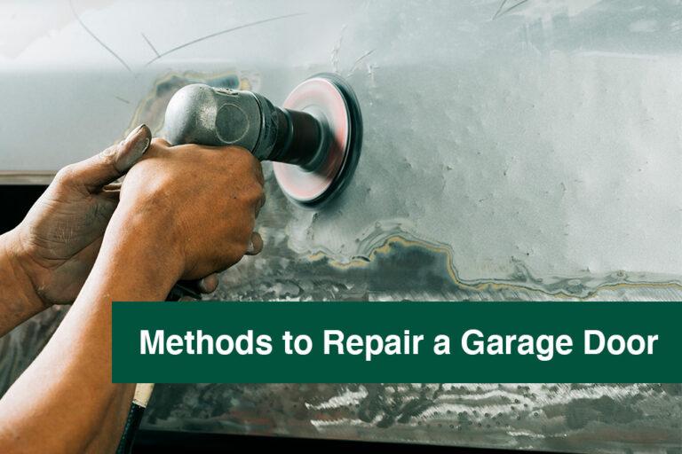 How to Fix a Dent in Your Garage Door Precision Door