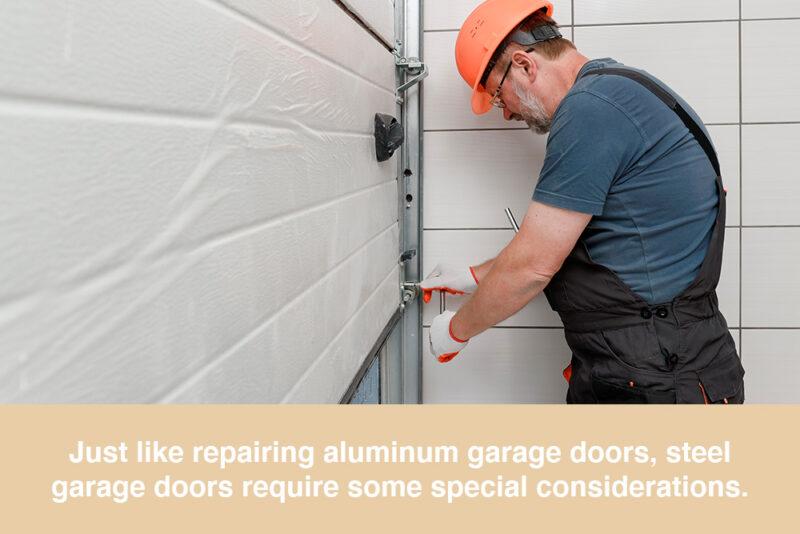 How to Fix a Dent in Your Garage Door Precision Door
